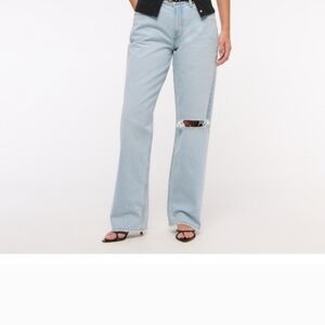 COPY - Abercrombie & Fitch Blue Flare Wide Leg Jeans